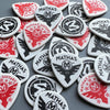 Jazz Maxx - Mathas Guitars - Guitar Picks - Flight Logo - 2.0 mm - White - Black Red Graphics