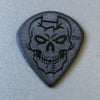 Mathas Guitars - "JAZZ-X" - Guitar Picks - 1.5 mm - Black - "SKÜLLANON / CLASSIC EMBLEM" - Engraved - Double-Sided Logos