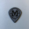 Mathas Guitars - "JAZZ-X" - Guitar Picks - 1.5 mm - Black - "SKÜLLANON / CLASSIC EMBLEM" - Engraved - Double-Sided Logos