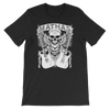 Mathas Guitars - Tee - T-Shirt - TShirt - Shirt - Streetwear - Live Sharp Shred Hard - Skül Sprt - Skullduggery - Flight To Fight