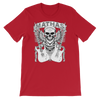 Mathas Guitars - Tee - T-Shirt - TShirt - Shirt - Streetwear - Live Sharp Shred Hard - Skül Sprt - Skullduggery - Flight To Fight