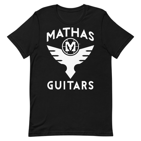 Mathas Guitars - Tee - T-Shirt - TShirt - Shirt - Streetwear - Live Sharp Shred Hard - Skül Sprt - Skullduggery - Flight To Fight