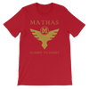 Mathas Guitars - Tee - T-Shirt - TShirt - Shirt - Streetwear - Live Sharp Shred Hard - Sküllanon - Skullduggery - Flight To Fight