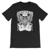 Mathas Guitars - Tee - T-Shirt - TShirt - Shirt - Streetwear - Live Sharp Shred Hard - Skül Sprt - Skullduggery - Flight To Fight