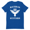 Mathas Guitars - Tee - T-Shirt - TShirt - Shirt - Streetwear - Live Sharp Shred Hard - Skül Sprt - Skullduggery - Flight To Fight