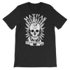 Mathas Guitars - Tee - T-Shirt - TShirt - Shirt - Streetwear - Live Sharp Shred Hard - Skül Sprt - Skullduggery - Flight To Fight