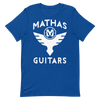 Mathas Guitars - Tee - T-Shirt - TShirt - Shirt - Streetwear - Live Sharp Shred Hard - Skül Sprt - Skullduggery - Flight To Fight